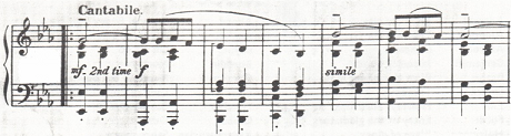 Excerpt of George Dyson's trio section