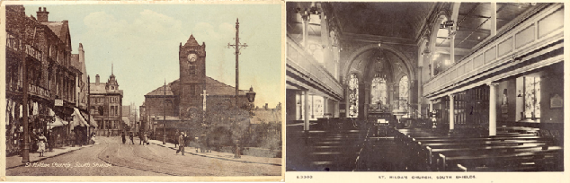 Postcards of St Hilda's South Shields from 1910